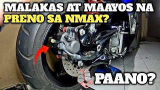 Caliper and Brake pad Preventive Maintenance  Yamaha Nmax V1 and V2 [upl. by Amhser]