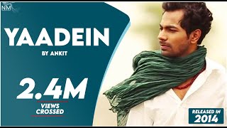 YAADEIN Feat Ankit  Namyoho Studios  Official Video [upl. by Noitna947]