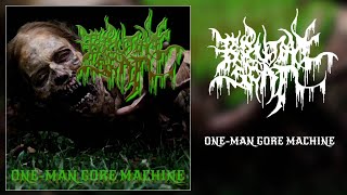 BRUTAL SCAT  ONEMAN GORE MACHINE Full Album Brutal Goregrind [upl. by Ylahtan]