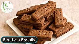 Chocolate Cream Biscuit Recipe Bourbon Biscuit  Homemade Chocolate Biscuit  The Terrace Kitchen [upl. by Cohe825]