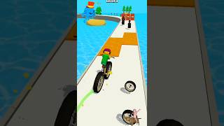 Big cycle running game shorts gaming cartoon [upl. by Einoj160]