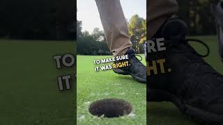 Groundskeeper Creates New Golf Course Hole with Precision ⛳️ 🙌 [upl. by Callum231]