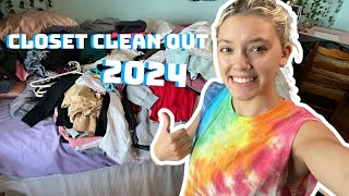 CLOSET CLEANOUT 2024 [upl. by Capriola]