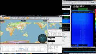 QFH antenna test NOAA18 low elevation angle passed test [upl. by Titus]