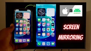 How To Screen Mirror And Connect iPhone With Smart TV Or Android TV [upl. by Maro]