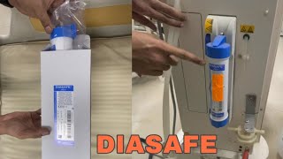 Diasafe Filter Uses All about diasafe plus filters changing on a fresenius 4008S dialysis Machine [upl. by Yrreb43]