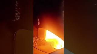 Aluminum chips are fused and cast into aluminum ingots [upl. by Anchie512]