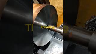 Threading 1 126 UNC on Lathe Machine using Hand Tap [upl. by Onek]