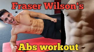 I Tried Fraser Wilsons ABS WORKOUT  FraserWilsonFit WorkoutWithHari [upl. by Ladnek]