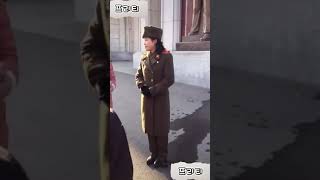 북한직캠 중국 여행객 안내하는 청순한 북한여군 가이드  a north korean female soldier is guiding tourists北韓美女導遊 [upl. by Haddad]