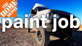 DIY Van Transformation LowBudget Spray Paint Job Under 100 [upl. by Abihsat]