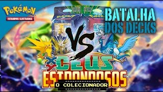 BATALHA DE DECKS  Céus Estrondosos  Pokémon Trading Card Game [upl. by Siver]