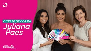 O teste de cor completo da Juliana Paes [upl. by Springer]