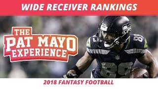 2018 Fantasy Football WR Rankings Tiers Sleepers Busts and Debate [upl. by Aibsel]