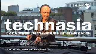 Technasia  Amsterdams Kingsday Quarantine Special Amsterdam Netherlands 27042020 [upl. by Kcirderf995]