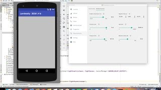 Learn to create a Luminosity Detector App with Android Studio [upl. by Hteboj]