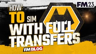 How to Sim a season or more with Transfers in Football Manager 2023 and 2024  FM23 FM24 [upl. by Fugere]