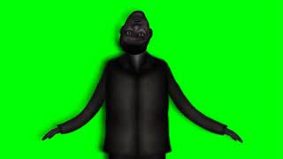 The Man With The Upside Down Face jumpscare fanmade Trevor Henderson green screen Heart Attack [upl. by Oirazan313]