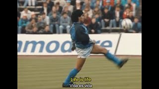 Maradona  Life Is Life Bayern Munich 1989 Uefa cup Semifinal [upl. by Yenittirb527]