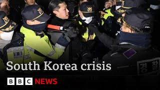 South Korea crisis  President lifts martial law in humiliating Uturn  BBC News [upl. by Lilybel397]