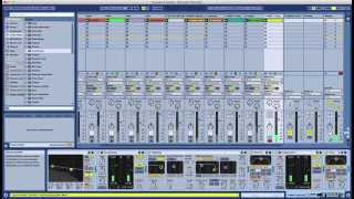 Adding Claps to Techno track Ableton Live Tutorial [upl. by Eelessej]