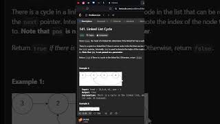 LeetCode 141 Linked List Cycle  JavaScript Solution Explained [upl. by Sualk261]