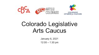 Colorado Legislative Arts Caucus [upl. by Nagram457]