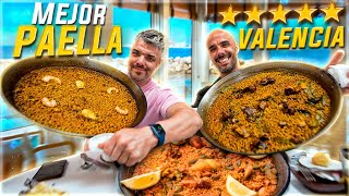 PROBANDO LA MEJOR PAELLA de VALENCIA 🥘 ¿FAMA MERECIDA ARROCES A LEÑA en LA PLAYA [upl. by Anatsirhc]