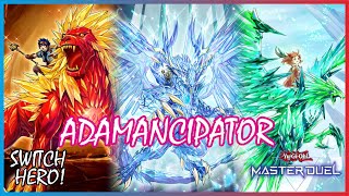 ADAMANCIPATOR COMBO RANKED GAMEPLAY YuGiOh Master Duel adamancipator masterduel [upl. by Katzir554]