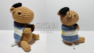 Capibara amigurumi fácil de tejer Carpincho crochet [upl. by Pembrook]