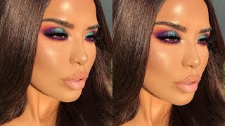 COLORFUL BUT CHIC MAKEUP TUTORIAL  iluvsarahii [upl. by Gillan368]