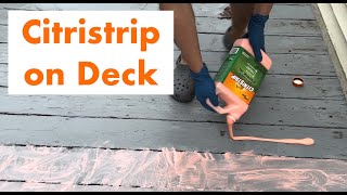 Citristrip Stripping Gel Review – Can It Remove Paint from Wood Deck [upl. by Steep]