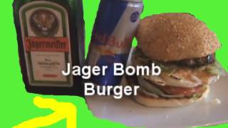 JAGERBOMB BURGER RECIPE [upl. by Akemeuwkuhc882]