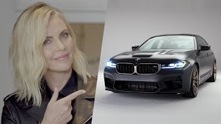 Charlize Theron VERY SERIOUSLY Wants You to Win a BMW® M5® CS  Omaze [upl. by Felicidad40]