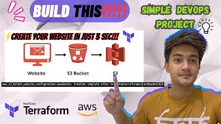 Simple DevOps Project to Practice Terraform with AWS [upl. by Ahcsim]
