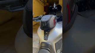 Micro pro swmotech tank bag on tracer 9gt tankbag swmotech yamahatracer9gt [upl. by Aihsemak]