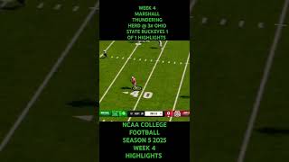 WEEK 4 MARSHALL THUNDERING HERD  3 OHIO STATE BUCKEYES 1 OF 1 HIGHLIGHTS [upl. by Ellerred]