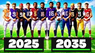 I Played the Career of EVERY Rookie Quarterback [upl. by Kokoruda]