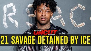 21 Savage Detained by ICE for Expired VISA BORING Super Bowl [upl. by Flann]