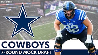 Dallas Cowboys 7Round 2024 NFL Mock Draft [upl. by Claudina]