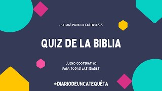 QUIZ sobre la Biblia  Juegos para la catequesis [upl. by Nomolas261]