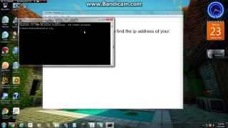 How to find your local ip address for your multiplayer MINECRAFT SERVER [upl. by Shayne70]