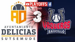 Partido Clave Vaqueros vs Ayuntamiento en el Playoff de Béisbol Regional 🏟️⚾️ [upl. by Ainatit]