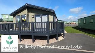 Willerby Portland Lodge on GlanyDon [upl. by Nnylarej]