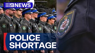 Hundreds of NSW Police officers refuse to carry out certain duties  9 News Australia [upl. by Aleacin]