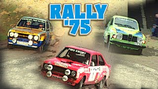 The 1975 RAC Rally  Ford Escort RS 1800  Lancia Stratos  Saab 96  Opel Kadett GTE [upl. by Lama]