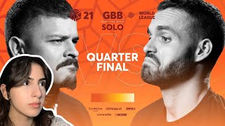 COLAPS 🇫🇷 VS ZEKKA 🇪🇸  GRAND BEATBOX BATTLE 2021  QUARTER FINAL  REACTION  CHRISMEELOVE [upl. by Annayoj133]