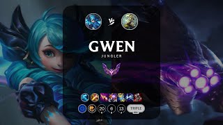 Gwen Jungle vs Master Yi  EUW Master Patch 146 [upl. by Sams]