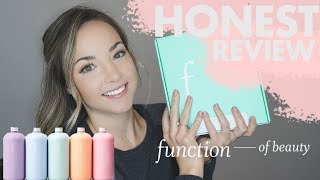 Function of Beauty HONEST REVIEW Customizable Shampoo amp Conditioner [upl. by Weasner696]