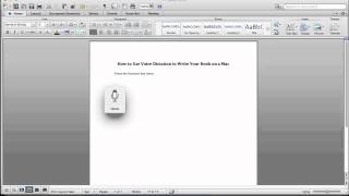 How to Use Voice Dictation to Write Your Book on a Mac [upl. by Xirtaeb]